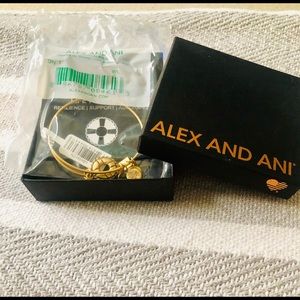 Alex and Ani gold braclet